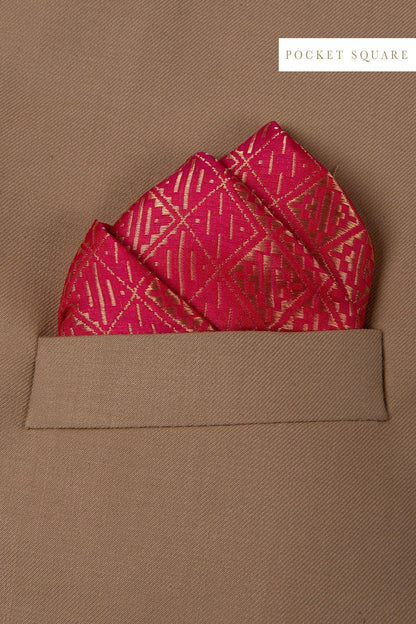 Handwoven Fuchsia Pink Dupatta Gift Set