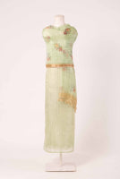 Handwoven Mint Green Chanderi Suit