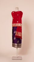 Handwoven Purple Suit Piece