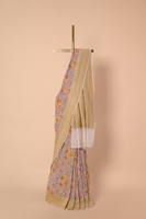 Handwoven Multicolor Bandhani Georgette Sari