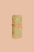 Handwoven Green Georgette Blouse Fabric