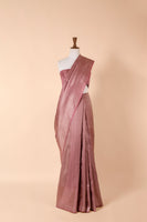 Handwoven Lilac Kanjivaram Silk Sari
