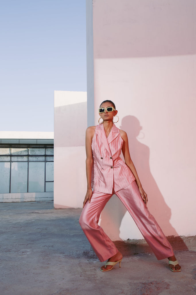Rose Quartz Double Breasted Set