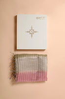 Handwoven Grey and Pink Dupatta Gift Box