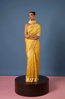 Handwoven Yellow Silk Saree