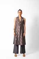 Slate Grey Double Breasted Set