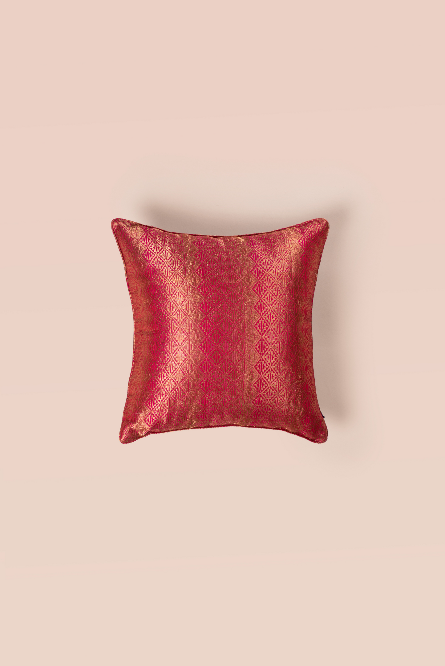 Handwoven Square Reversible Silk Cushion Cover