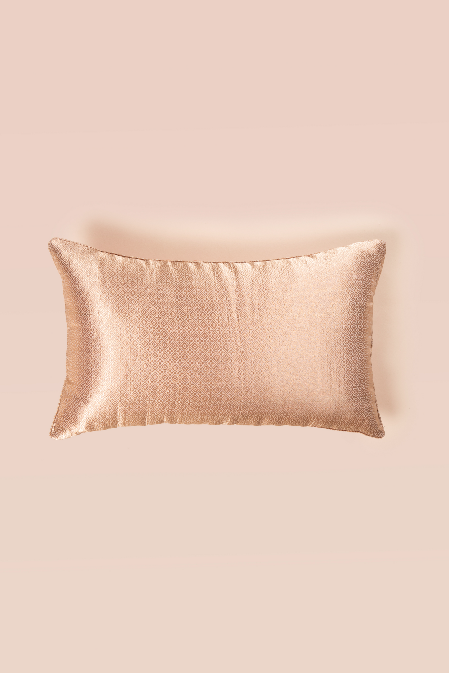 Handwoven Rectangle Reversible Silk Cushion Cover