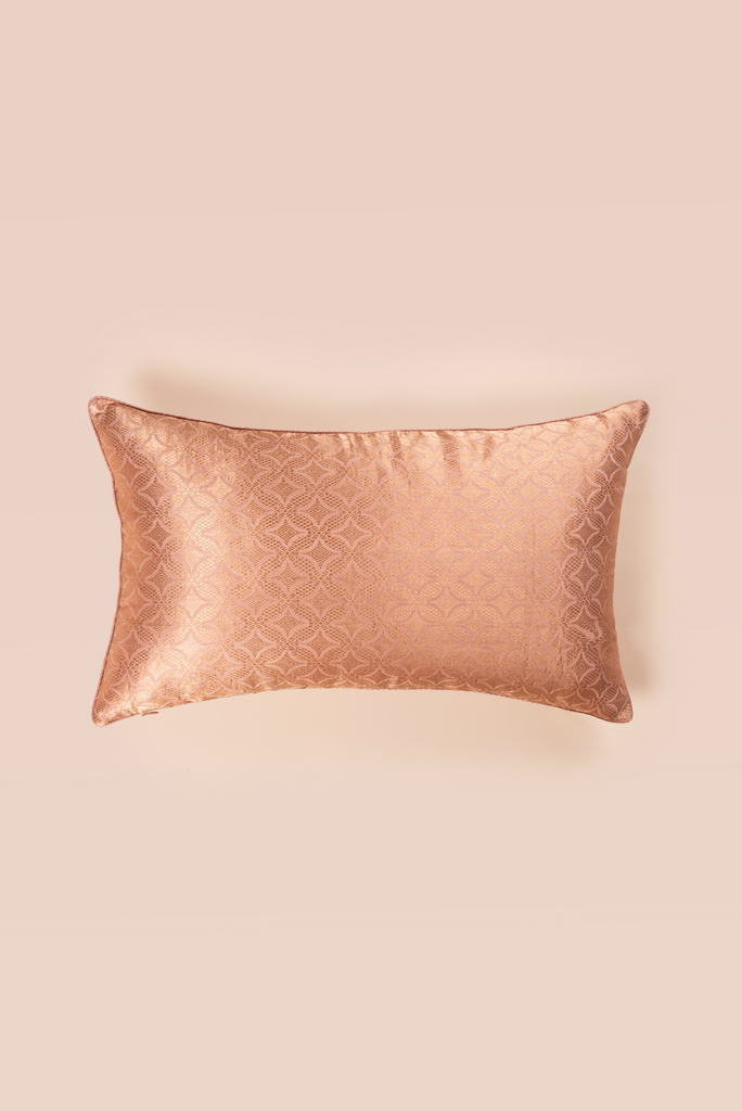 Handwoven Rectangle Reversible Silk Cushion Cover
