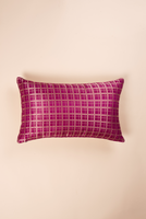 Handwoven Rectangle Reversible Silk Cushion Cover