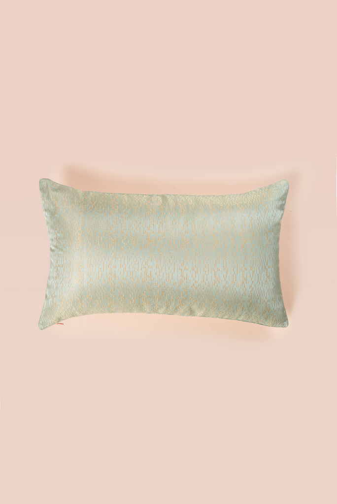 Handwoven Rectangle Reversible Silk Cushion Cover