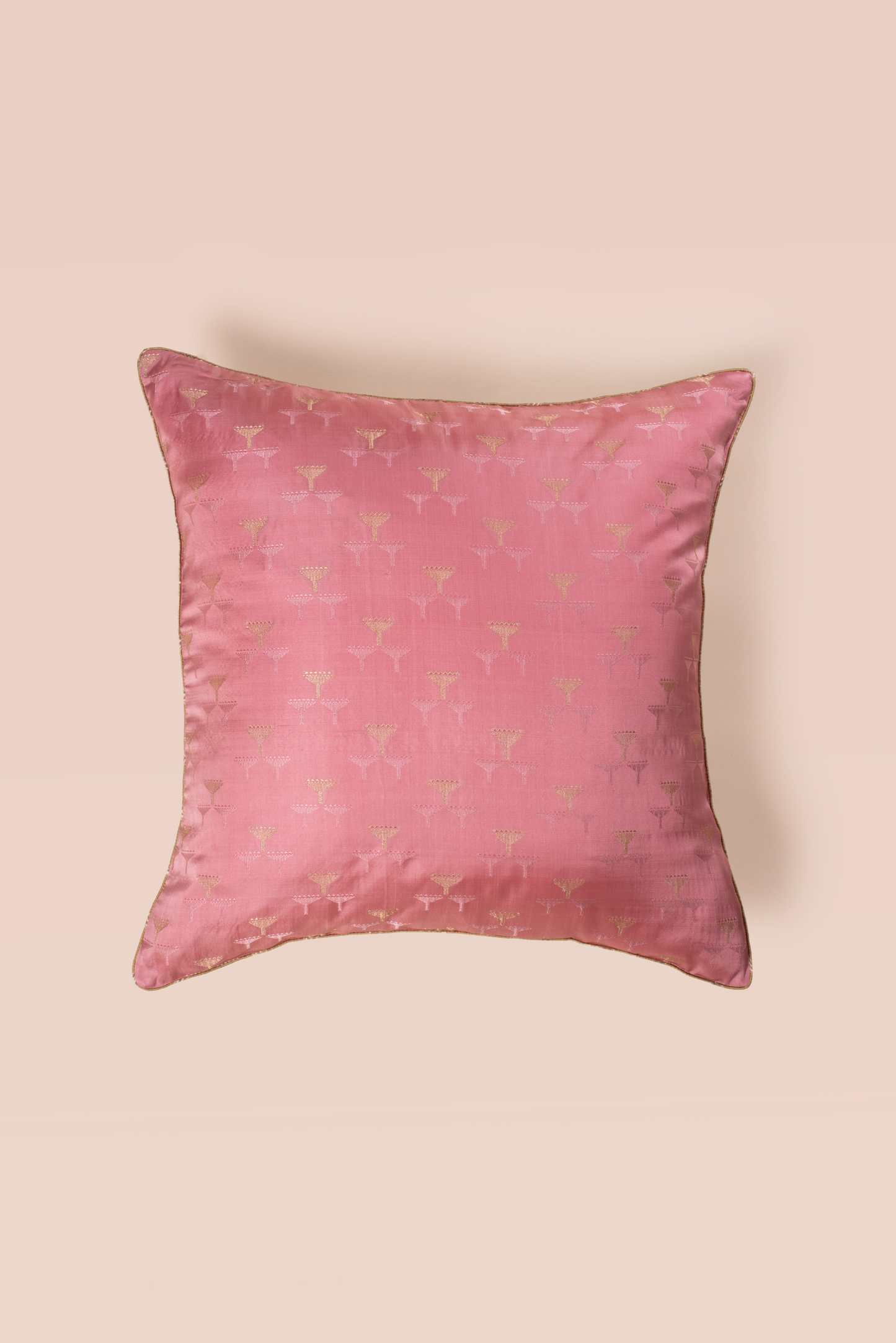 Handwoven Square Reversible Silk Cushion Cover