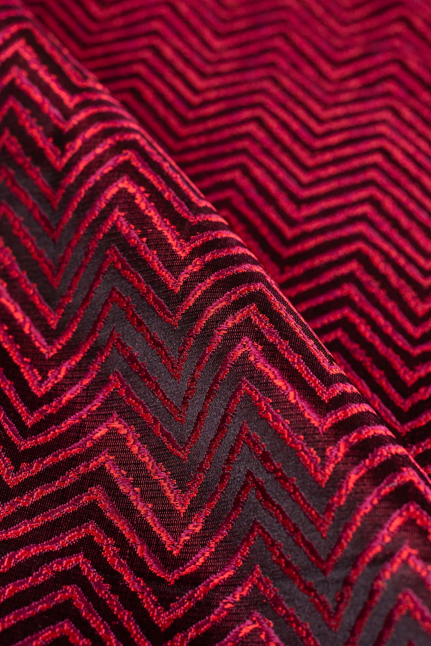 Handwoven Maroon Silk Blouse Fabric