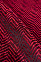 Handwoven Maroon Silk Blouse Fabric