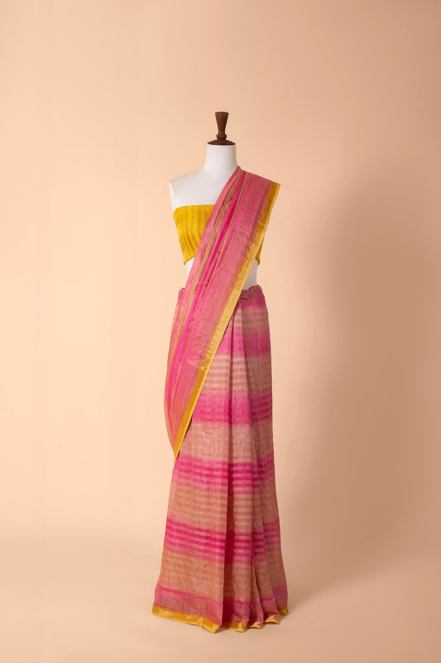 Handwoven Pink Sari Gift Set