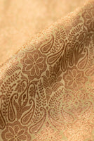 Handwoven Green Silk Blouse Fabric