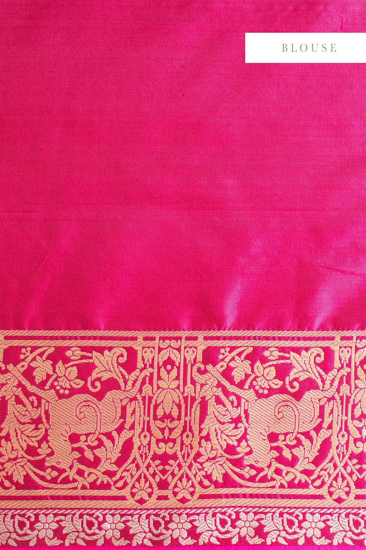 Handwoven Pink Silk Saree