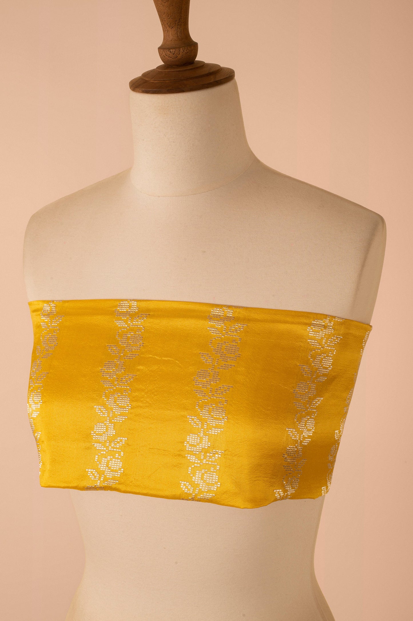 Handwoven Yellow Silk Saree