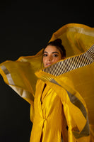 Midnight Sun Shawl Collar Kurta Set