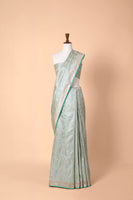 Handwoven Light Blue Silk Sari