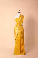 Handwoven Mustard Silk Saree