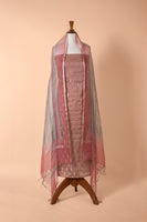Handwoven Beige Chanderi Suit Piece