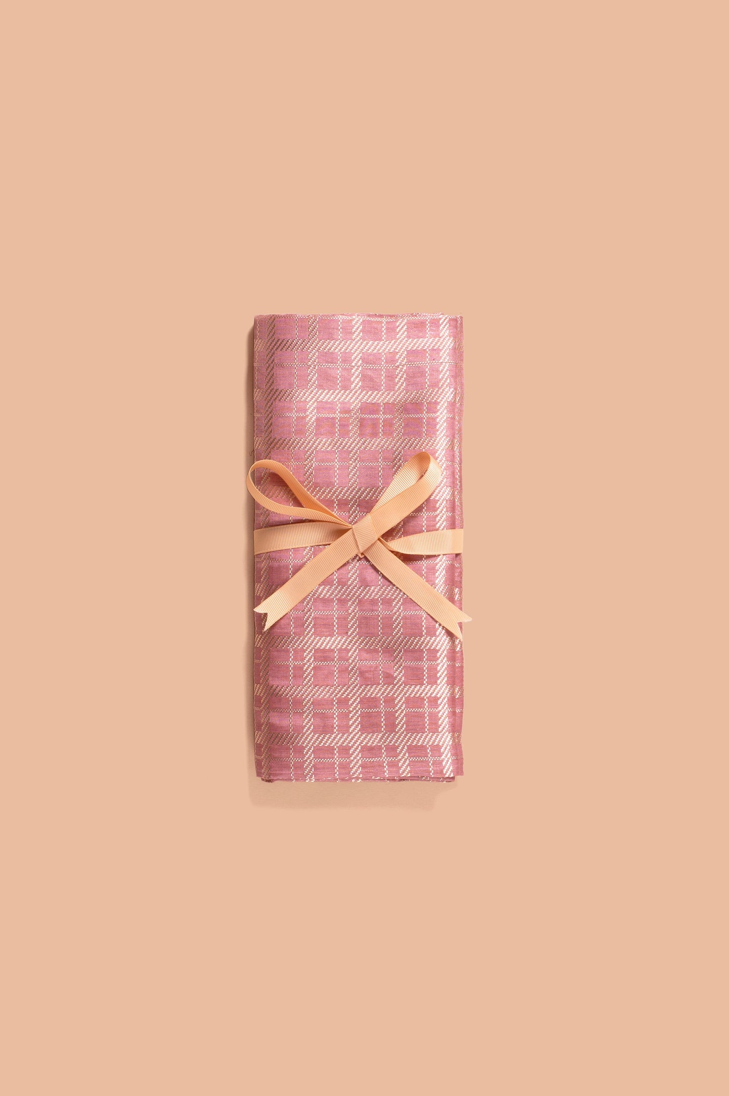 Handwoven Pink Silk Blouse Fabric