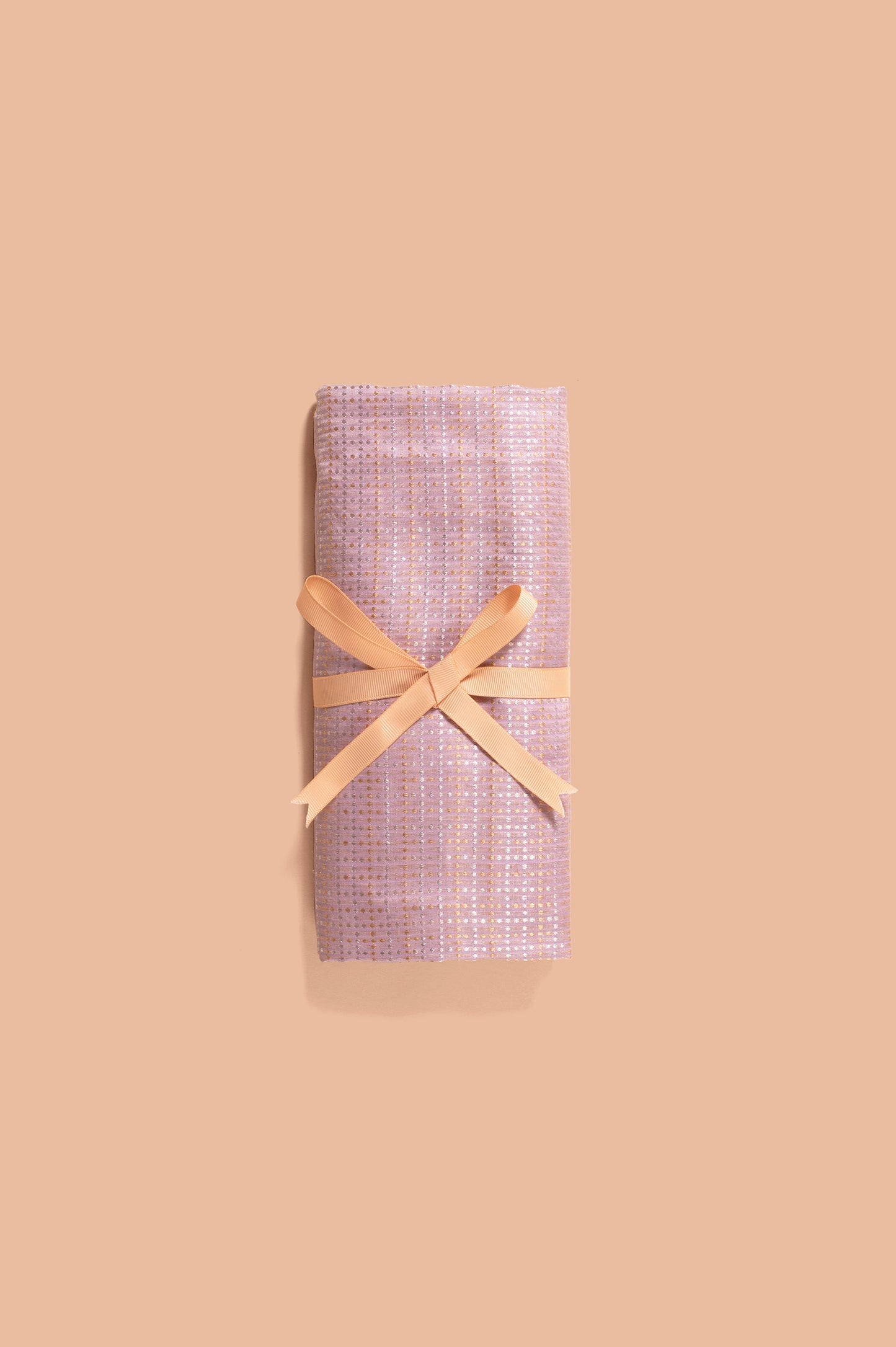 Handwoven Mauve Silk Blouse Fabric