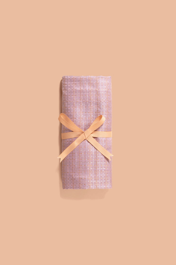 Handwoven Mauve Silk Blouse Fabric