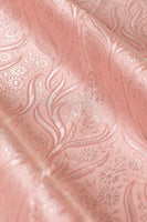 Handwoven Pink Silk Blouse Fabric