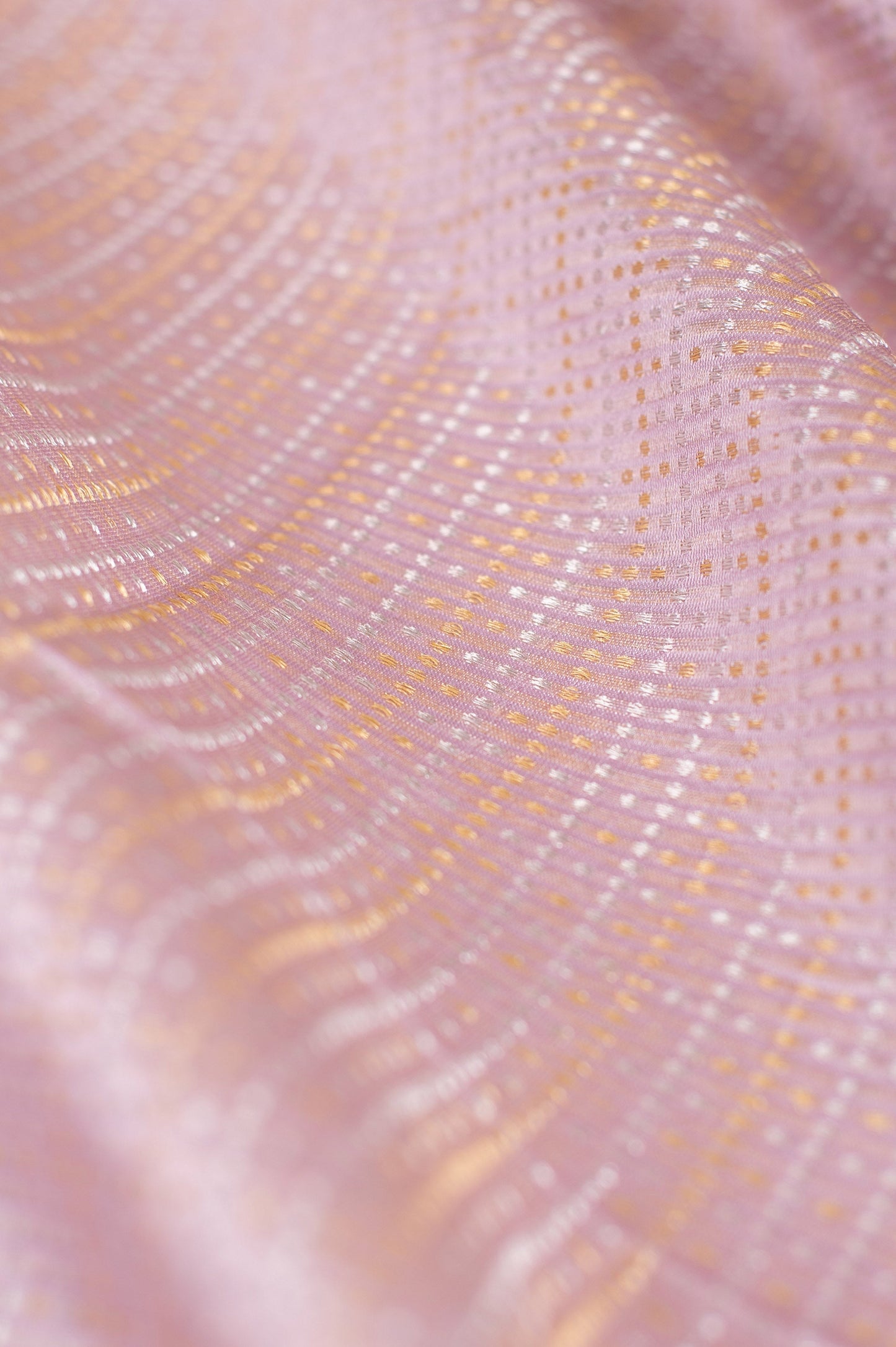 Handwoven Mauve Silk Blouse Fabric