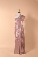 Handwoven Mauve Silk Sari