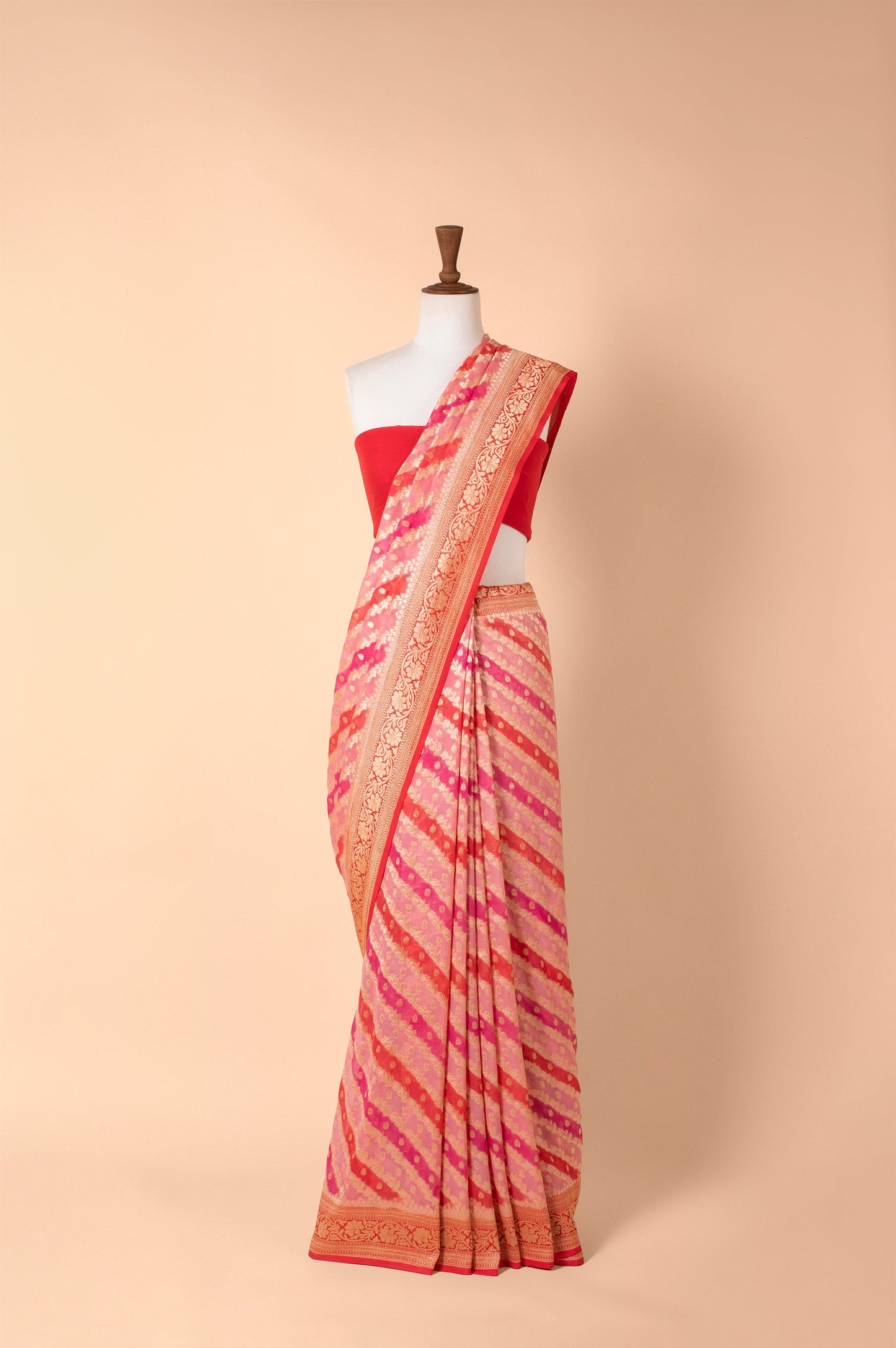 Handwoven Pink Sari Gift Box