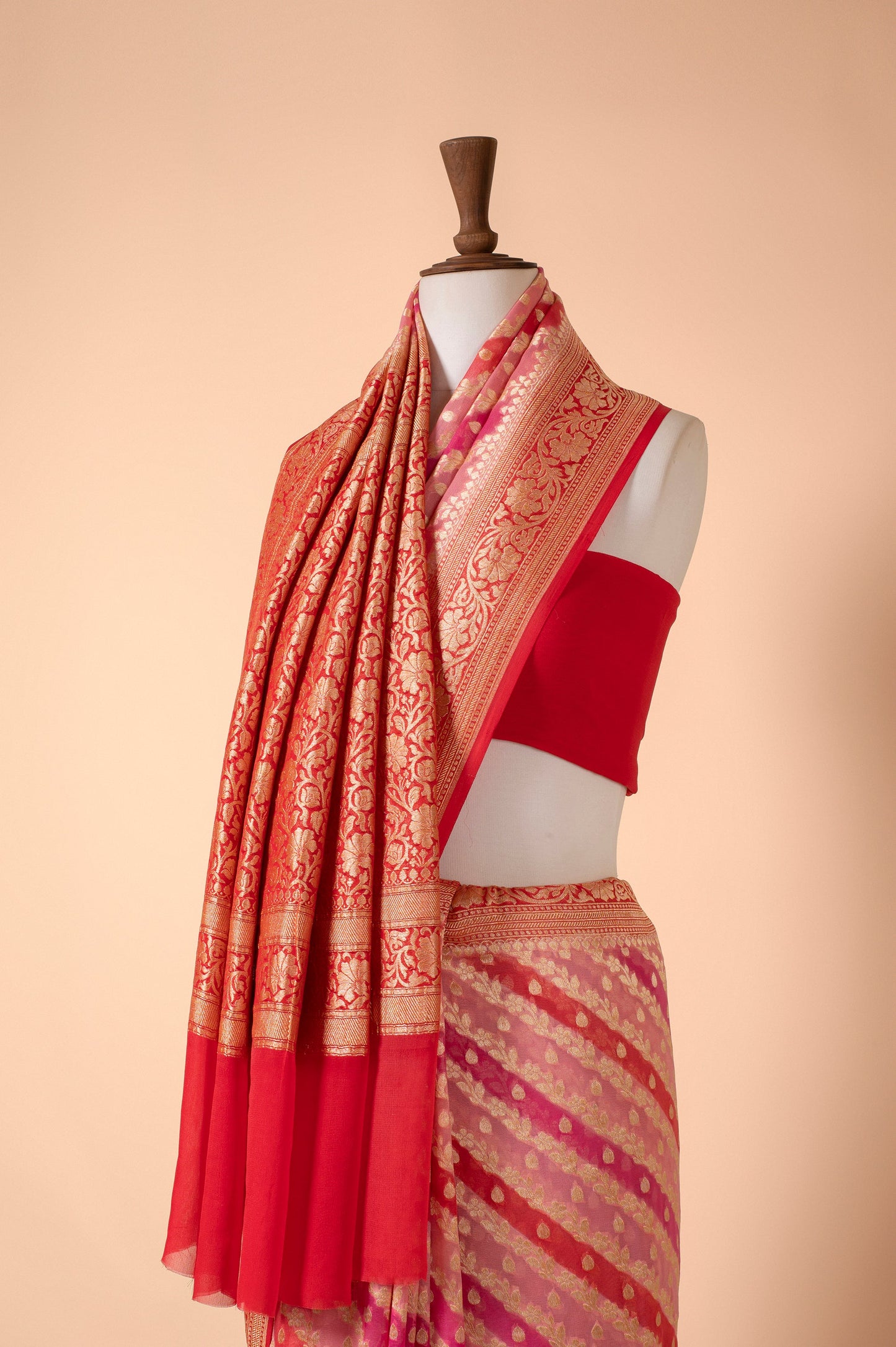 Handwoven Pink Sari Gift Box