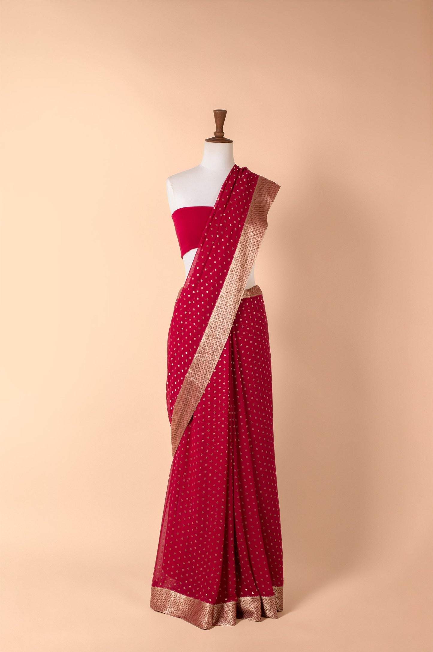 Handwoven Red Sari Gift Box