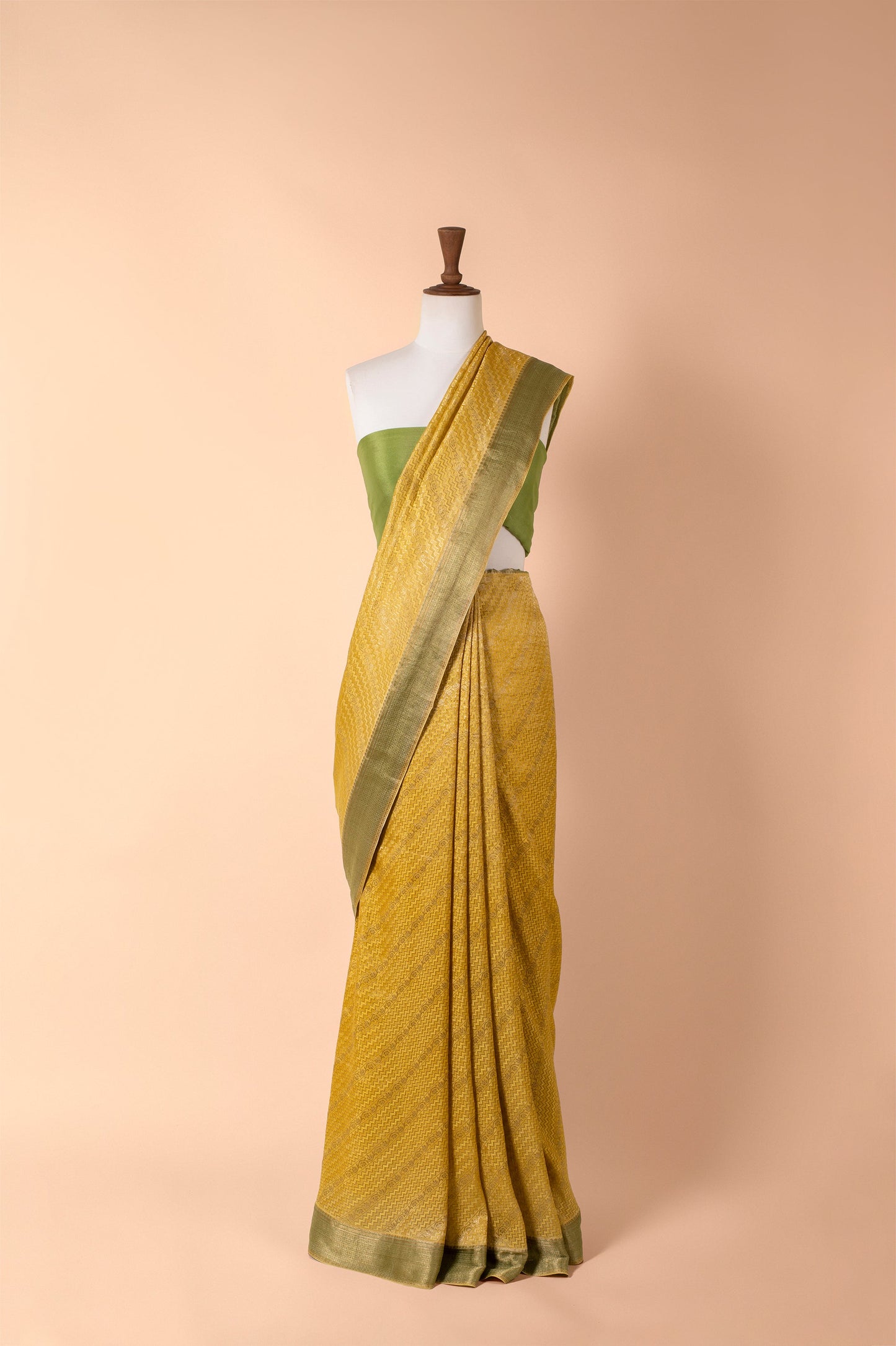 Handwoven Yellow Sari Gift Box