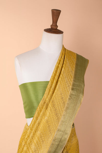 Handwoven Yellow Sari Gift Box