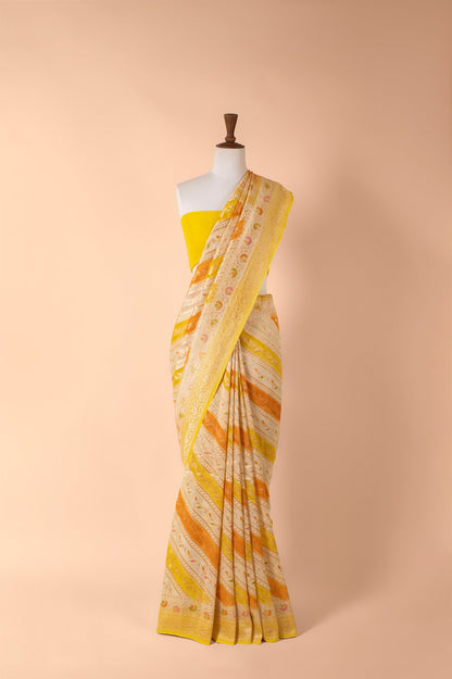 Handwoven Yellow Sari Gift Box