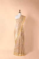 Handwoven Gold Organza Sari