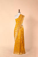 Handwoven Yellow Silk Saree