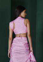 Blush Pink Collared Blouse