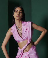 Blush Pink Collared Blouse