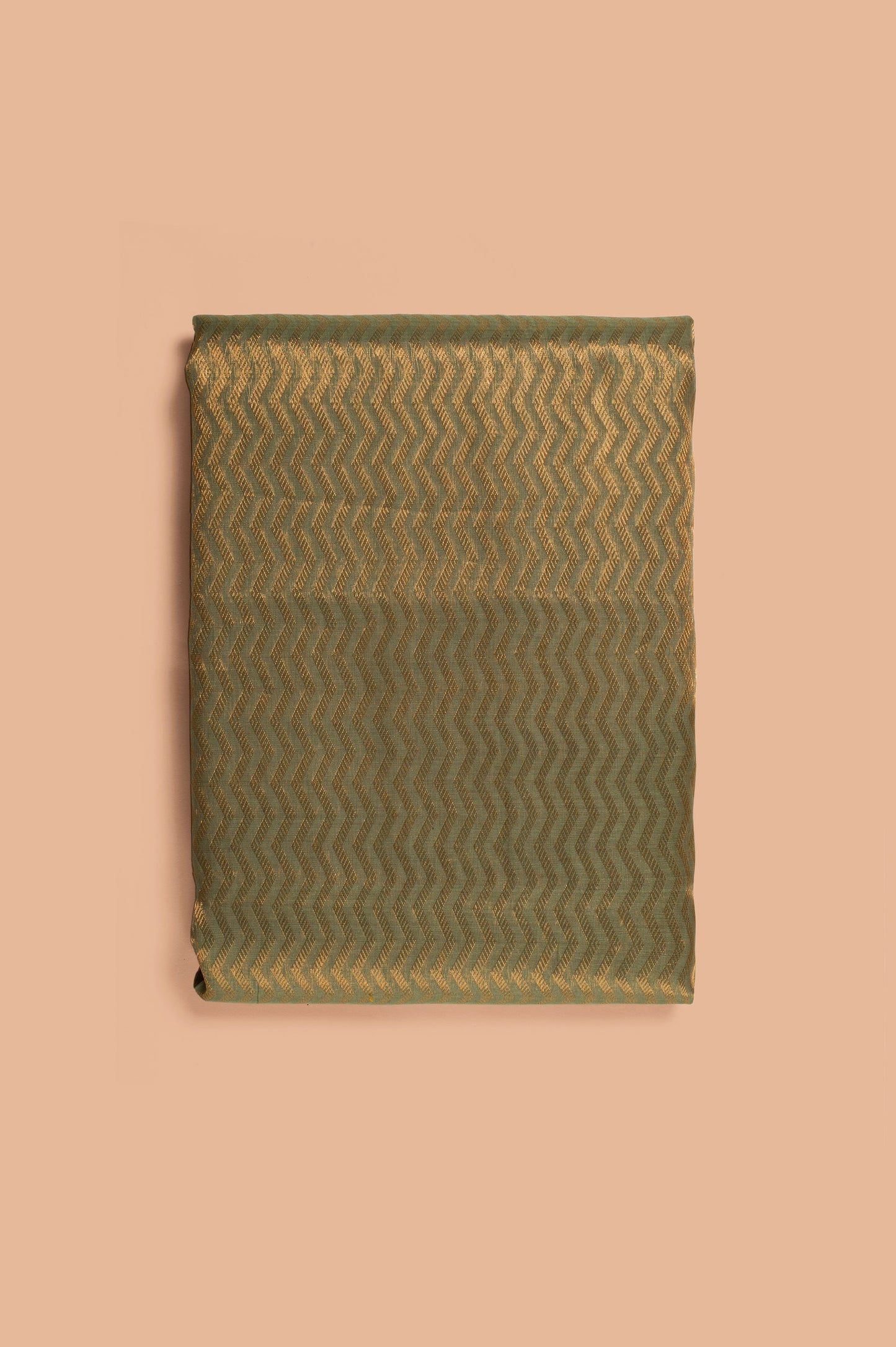 Handwoven Green Organza Fabric