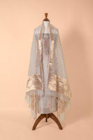 Handwoven Grey Chanderi Suit Piece
