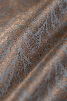 Handwoven Blue Silk Blouse Fabric