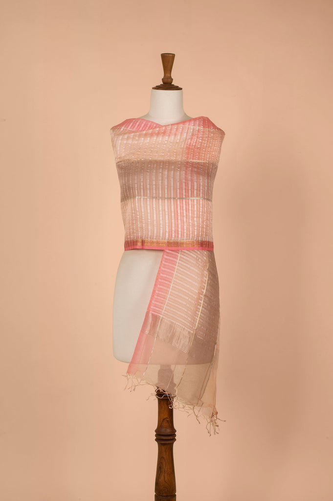Handwoven Multicolor Organza Dupatta