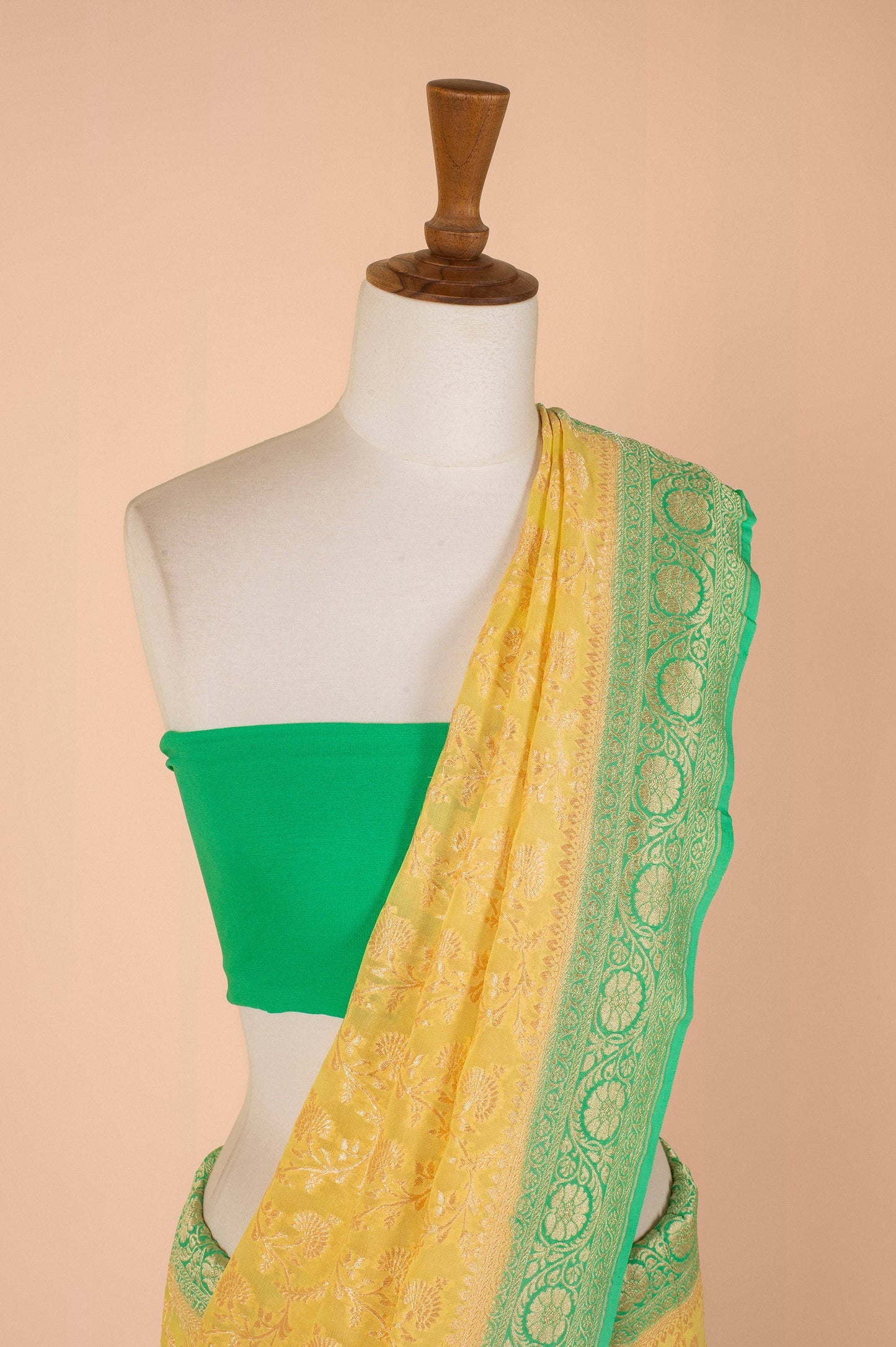 Handwoven Yellow Sari Gift Box