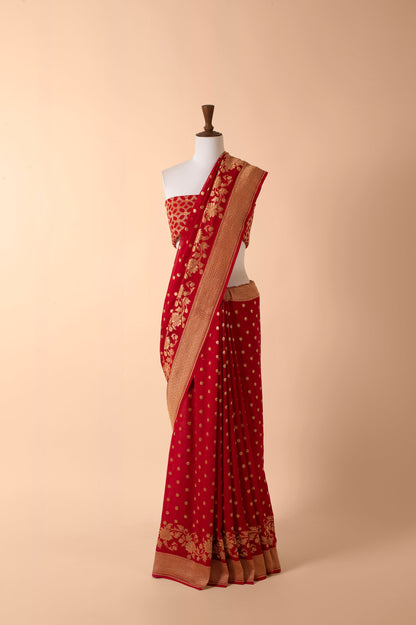 Handwoven Red Sari Gift Set