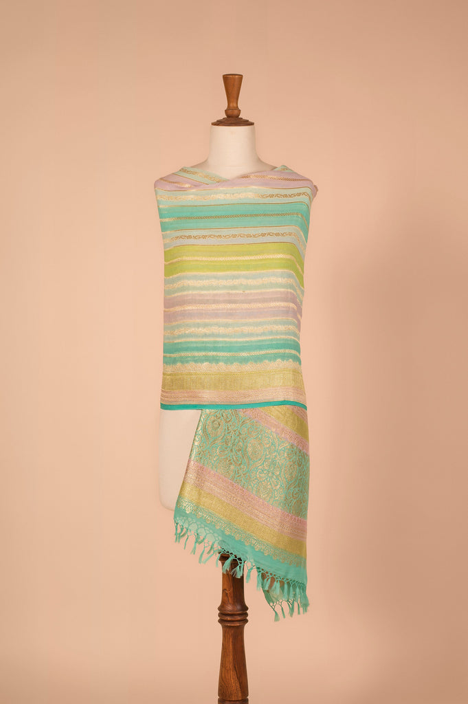 Handwoven Multicolor Georgette Dupatta