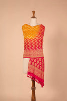 Handwoven Multicolor Bandhani Dupatta